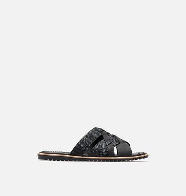Sorel Ella Shoes UK - Womens Sandals Black (UK1948352)
